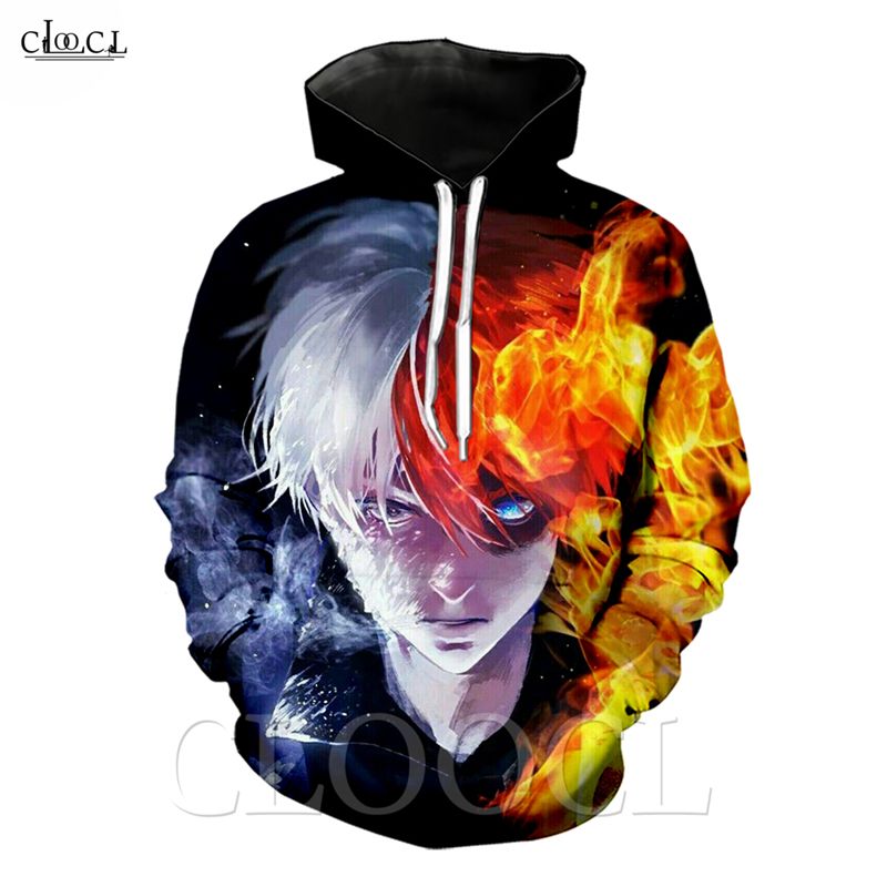 mha todoroki moletom com capuz