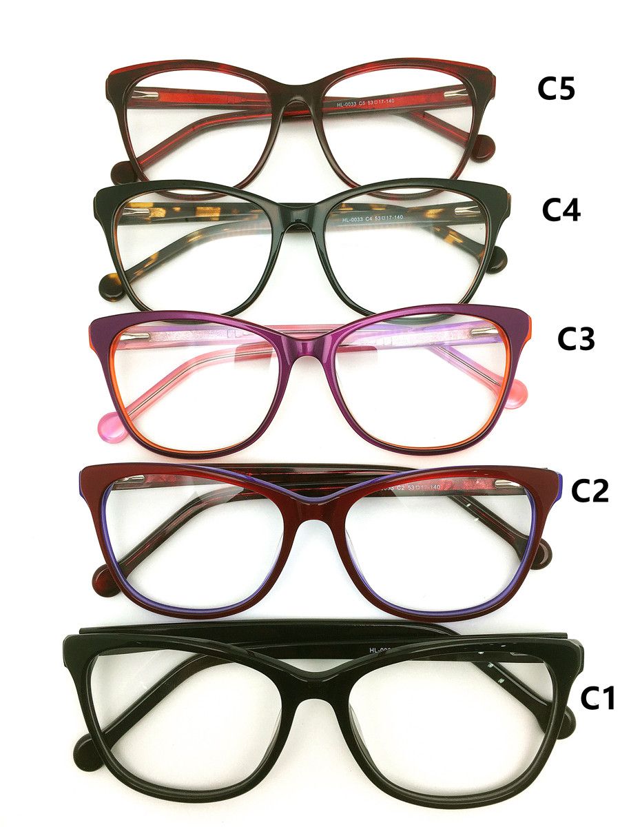 por mayor marcos ópticos de las lentes de moda nuevo modelo de alta calidad de