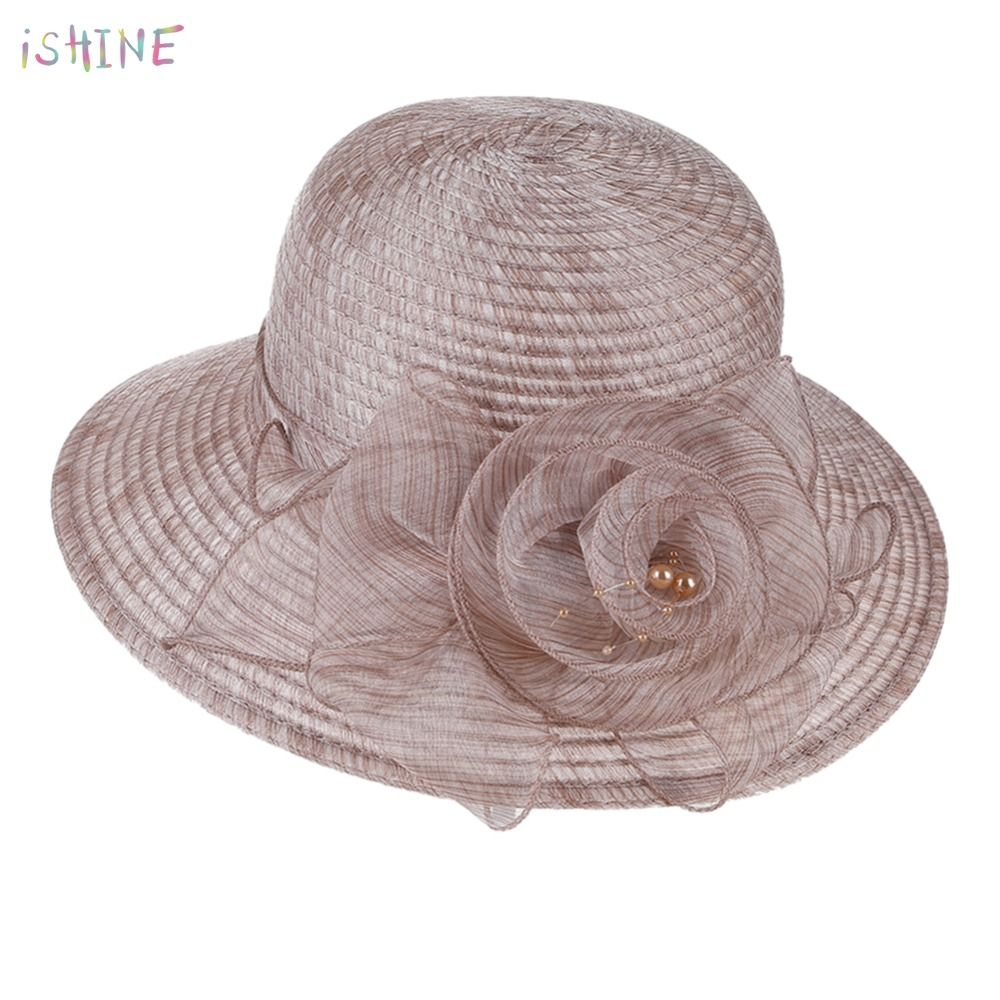 mesh wide brim hat
