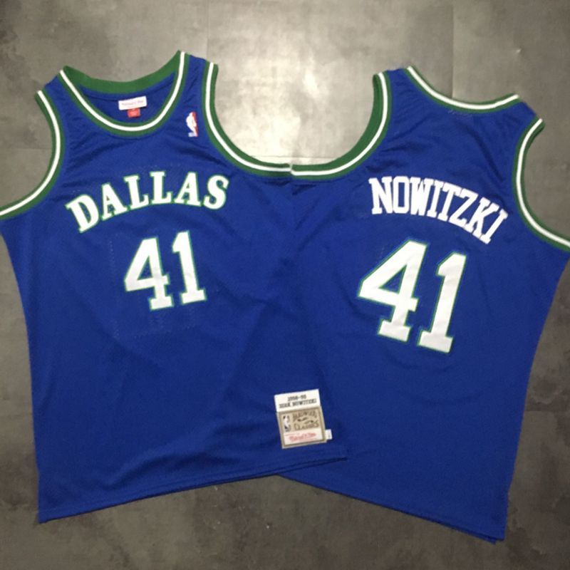 dirk nowitzki old school jersey