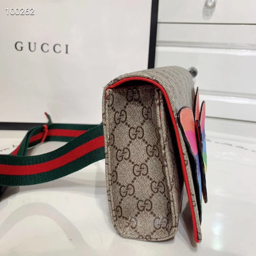 gucci backpack with butterfly