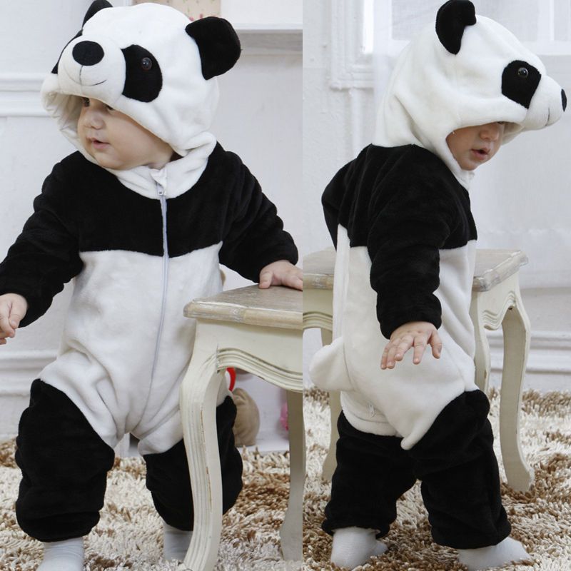 panda jumpsuit baby