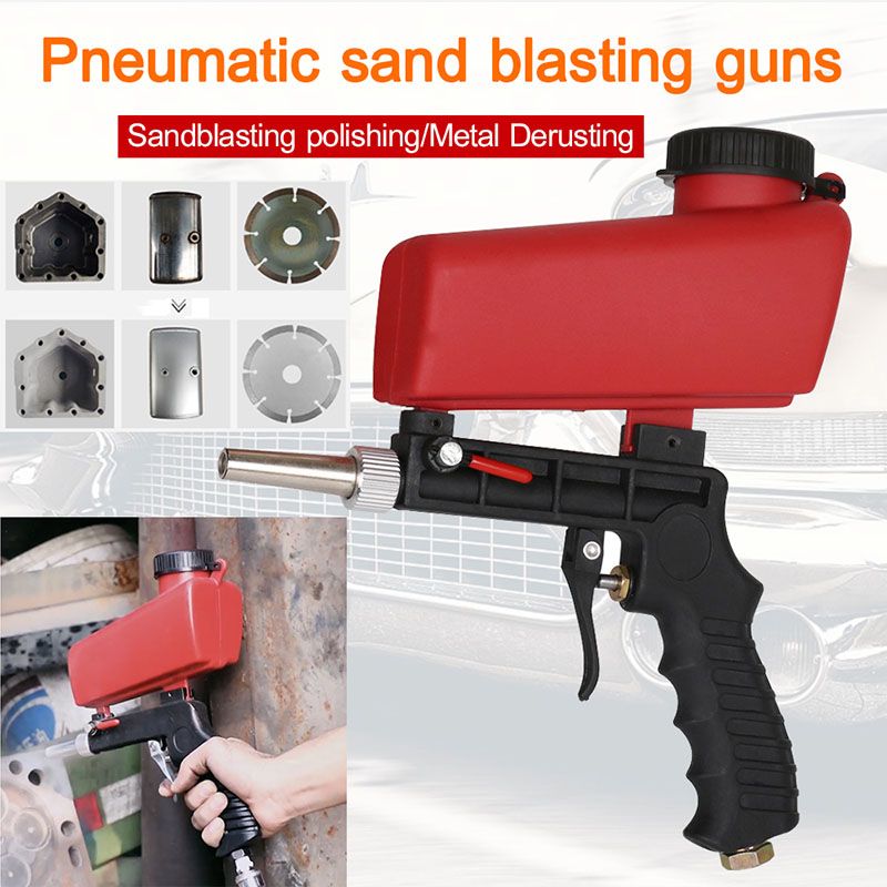 2020 Sandblasting Gun Sandblast Machine Pneumatic Sandblaster Spray Gun