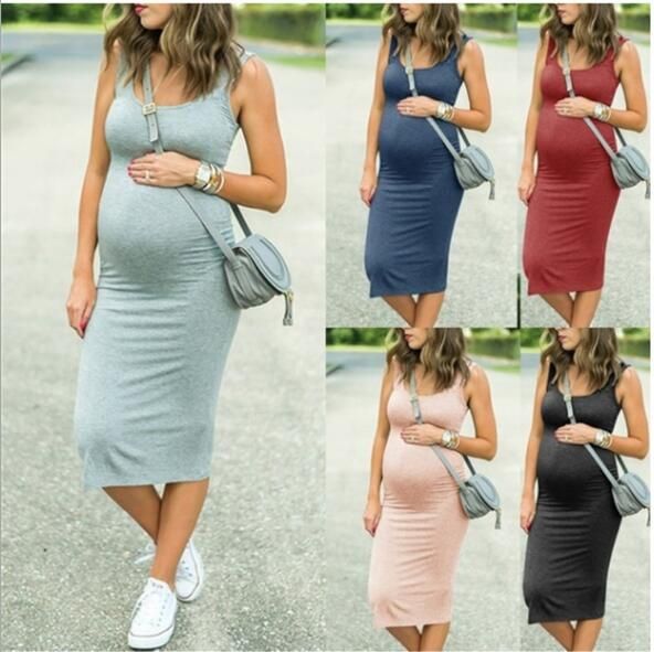 Maternity Dresses Spring Womens New 