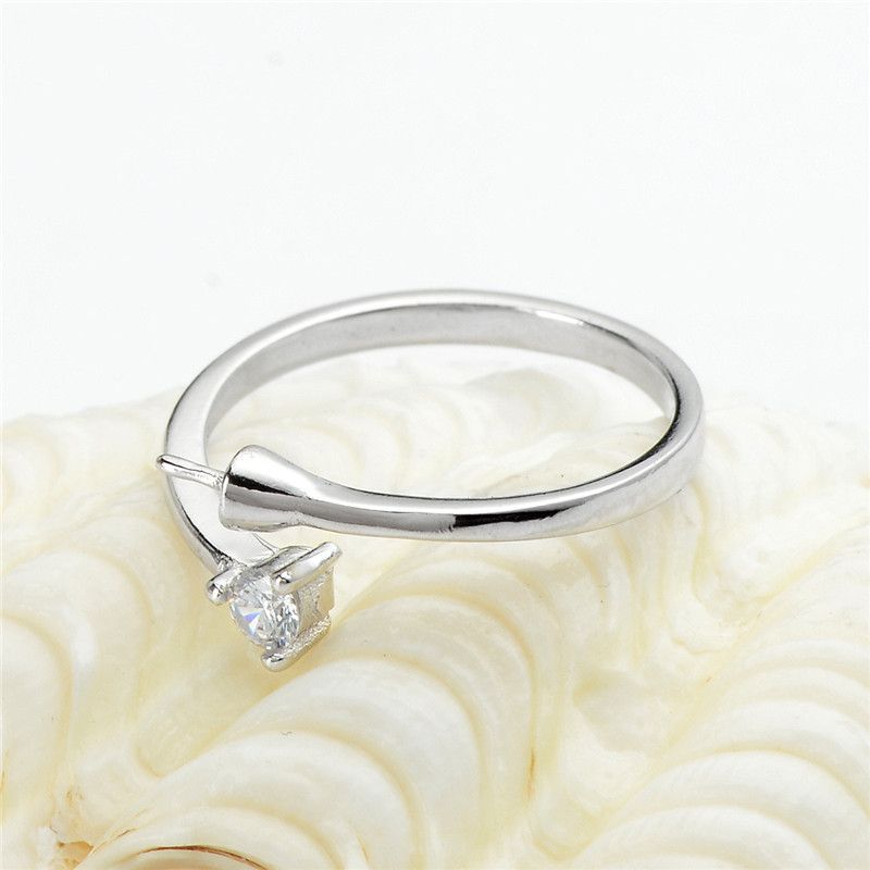 Ring Settings Blank Base Zircon One 