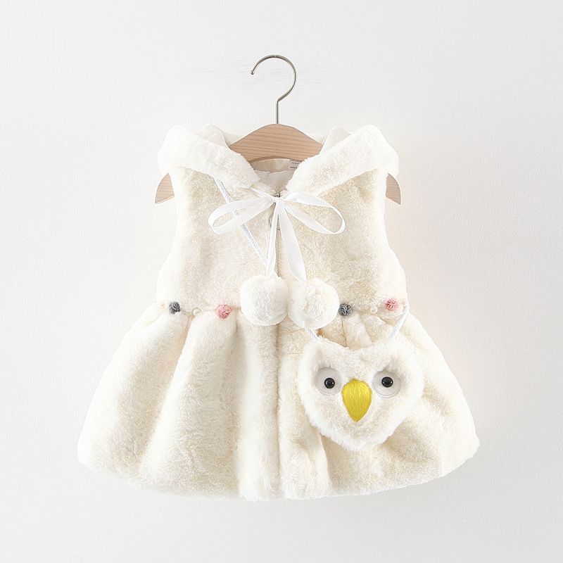 UK Infant Toddler Kids Baby Girls Boys Cartoon Hooded Coat Casual Jacket Tops AA