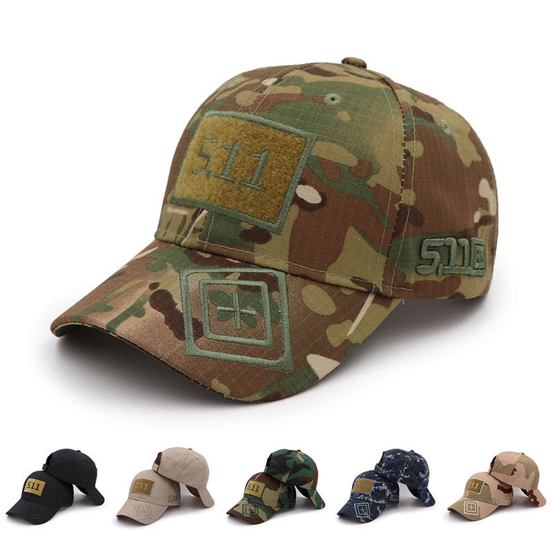 Ejército táctico gorras deporte al aire libre Snapback Sombrero de camuflaje militar Simplicity Camo