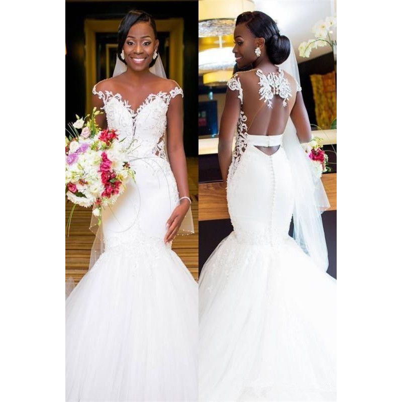 african mermaid wedding dresses