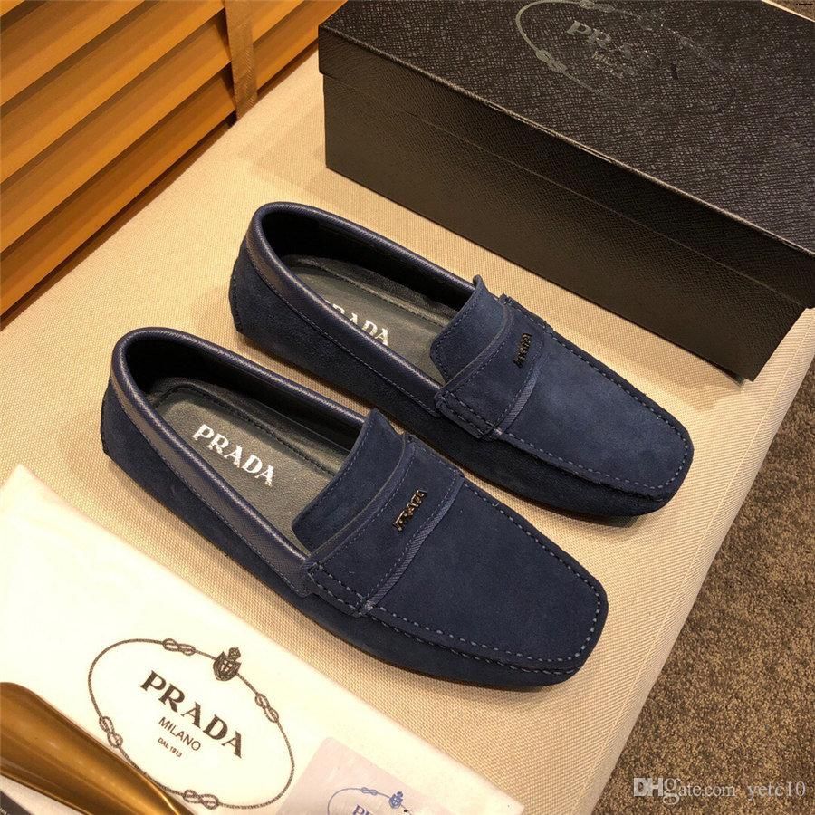 prada mens driving shoes