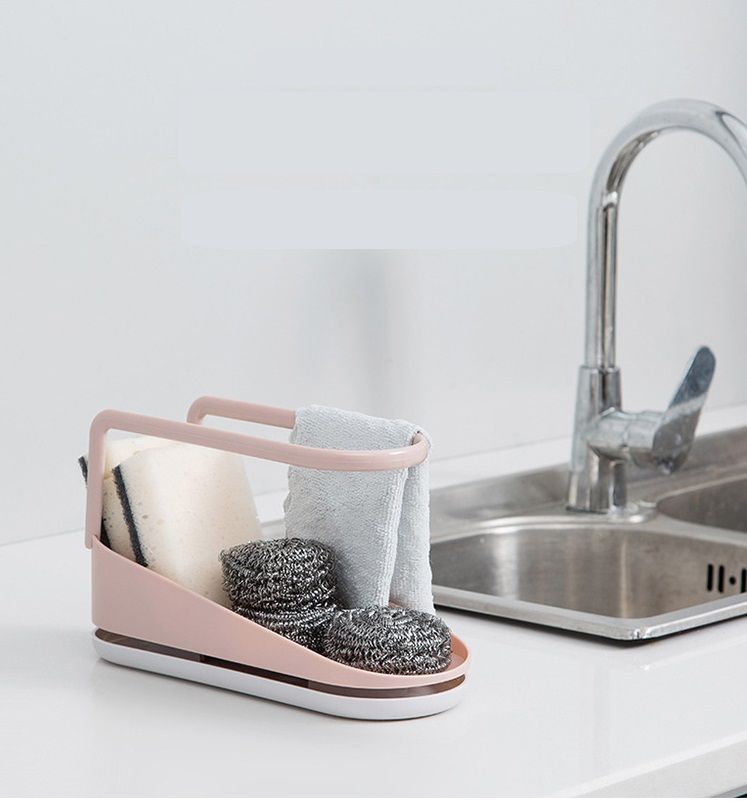 2020 Kitchen Sink Faucet Side Table Countertop Sponge Holder Rack