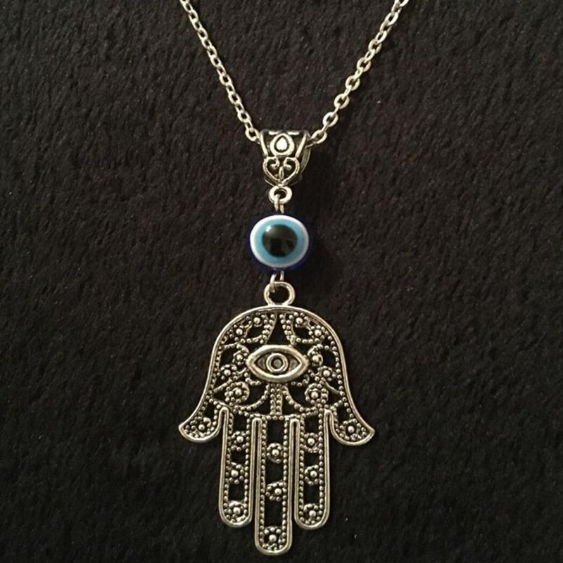 Satin Al Hamsa El Kolye Kolye Vintage Gumus Collares Fatima El Manevi Yoga Buda Goz Gerdanlik Kolye Kadinlar Taki Hediye Icin Tl11 38 Dhgate Comda