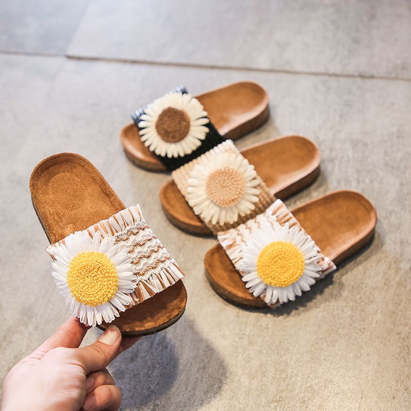 baby girl cork sandals