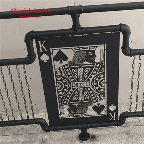 2019 Wrought Iron Interior Stair Railing Bar Fence Retro Old Loft Balcony Railing From Kkffcc 100 51 Dhgate Com