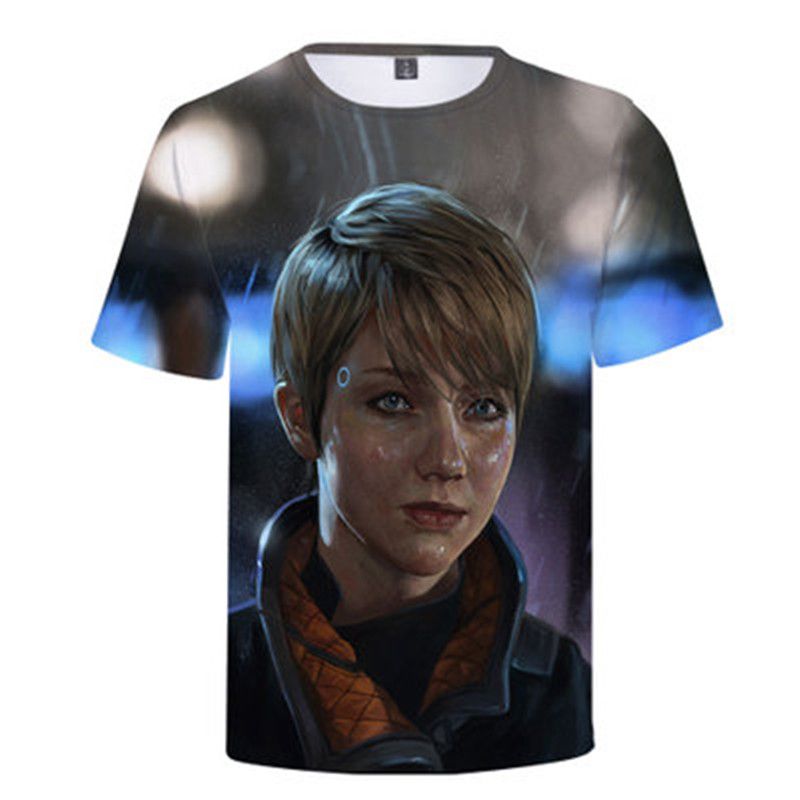 Unisex Men T Shirt Game Detroit Become Human Connor Rk800 Agent Uniform T Shirt Women Short Sleeve Cosplay Costumes Tee Tops 2xs 4xl Funny Shirt Cotton T Shirts From Manclothes1 17 08 Dhgate Com - connor detroit become human roblox shirt