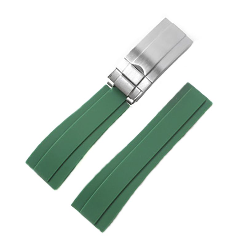 Groene zilveren clasp