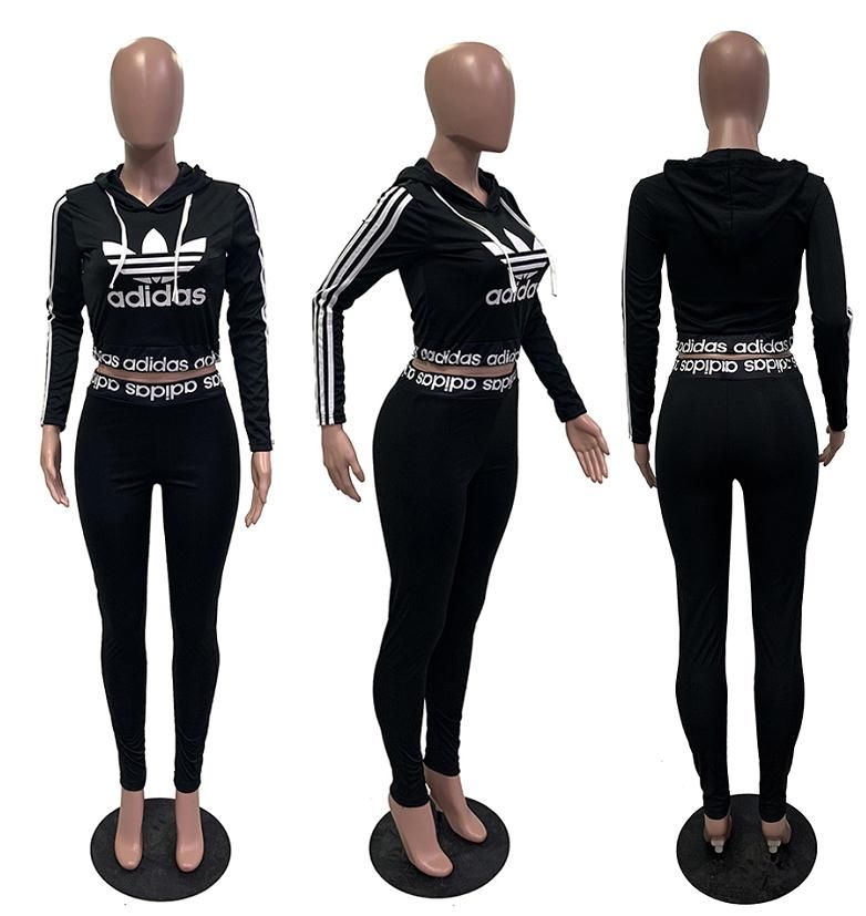 adidas two piece skirt set