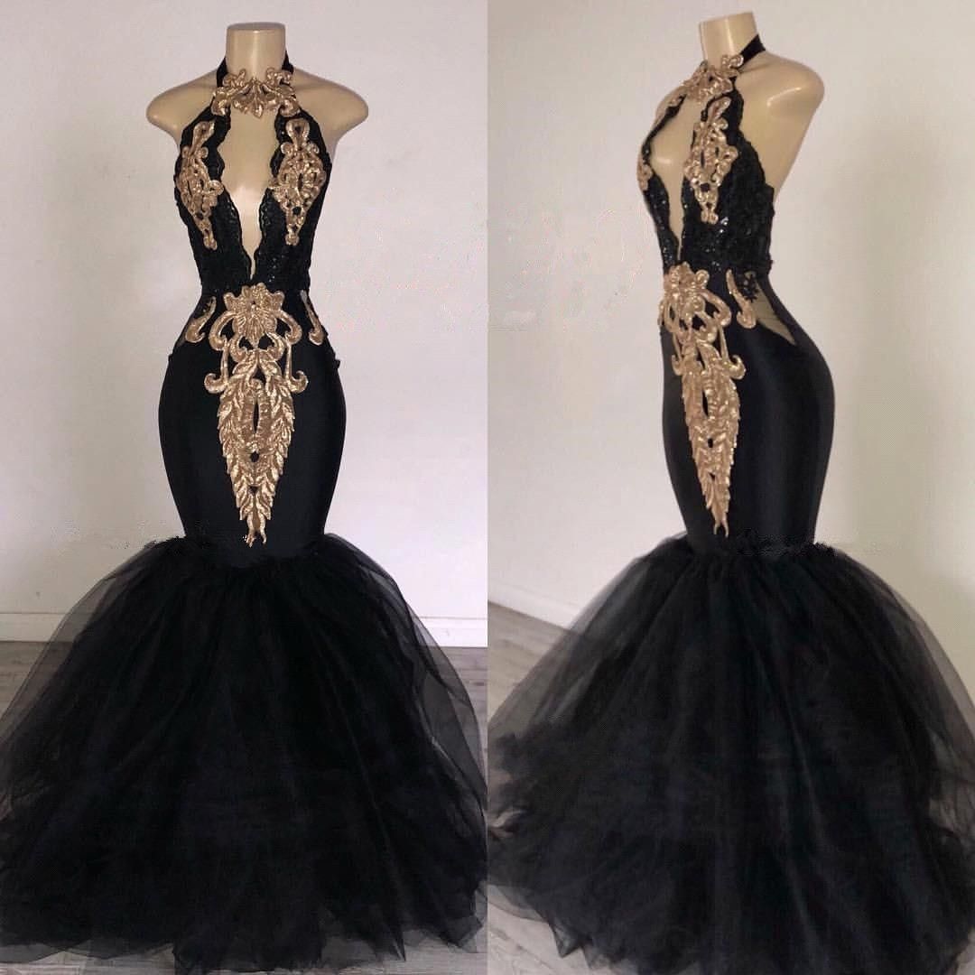 Vestidos Negro Con Dorado De Noche Top Sellers, UP TO 60% OFF |  www.dolores-cortes.com