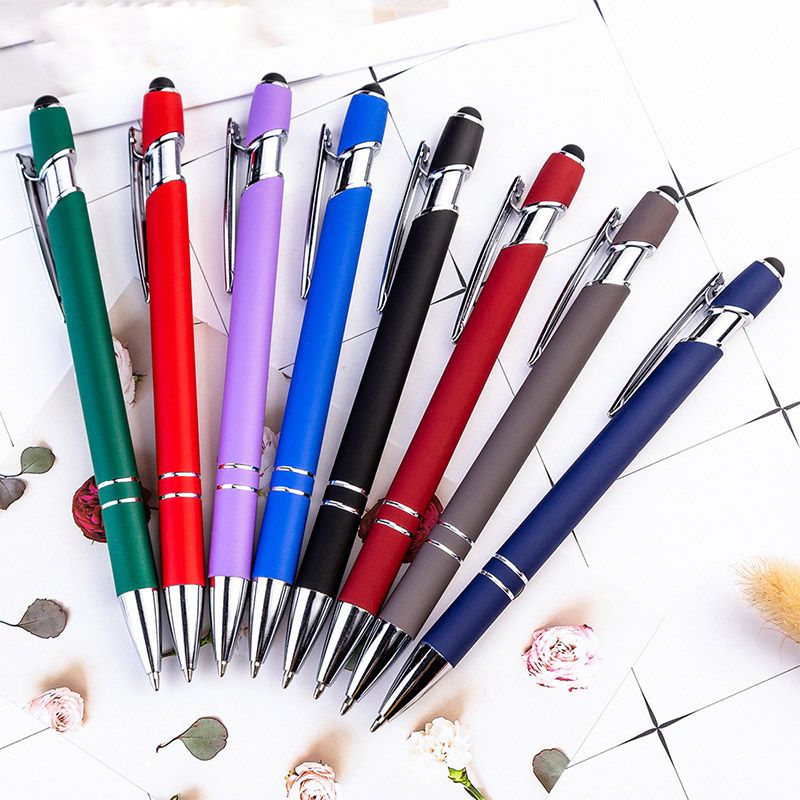 Metal Press Ballpoint Pen 0.5mm Black Ink New Metal Ballpoint Pen
