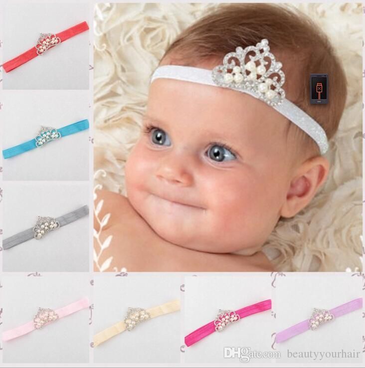newborn pearl headband