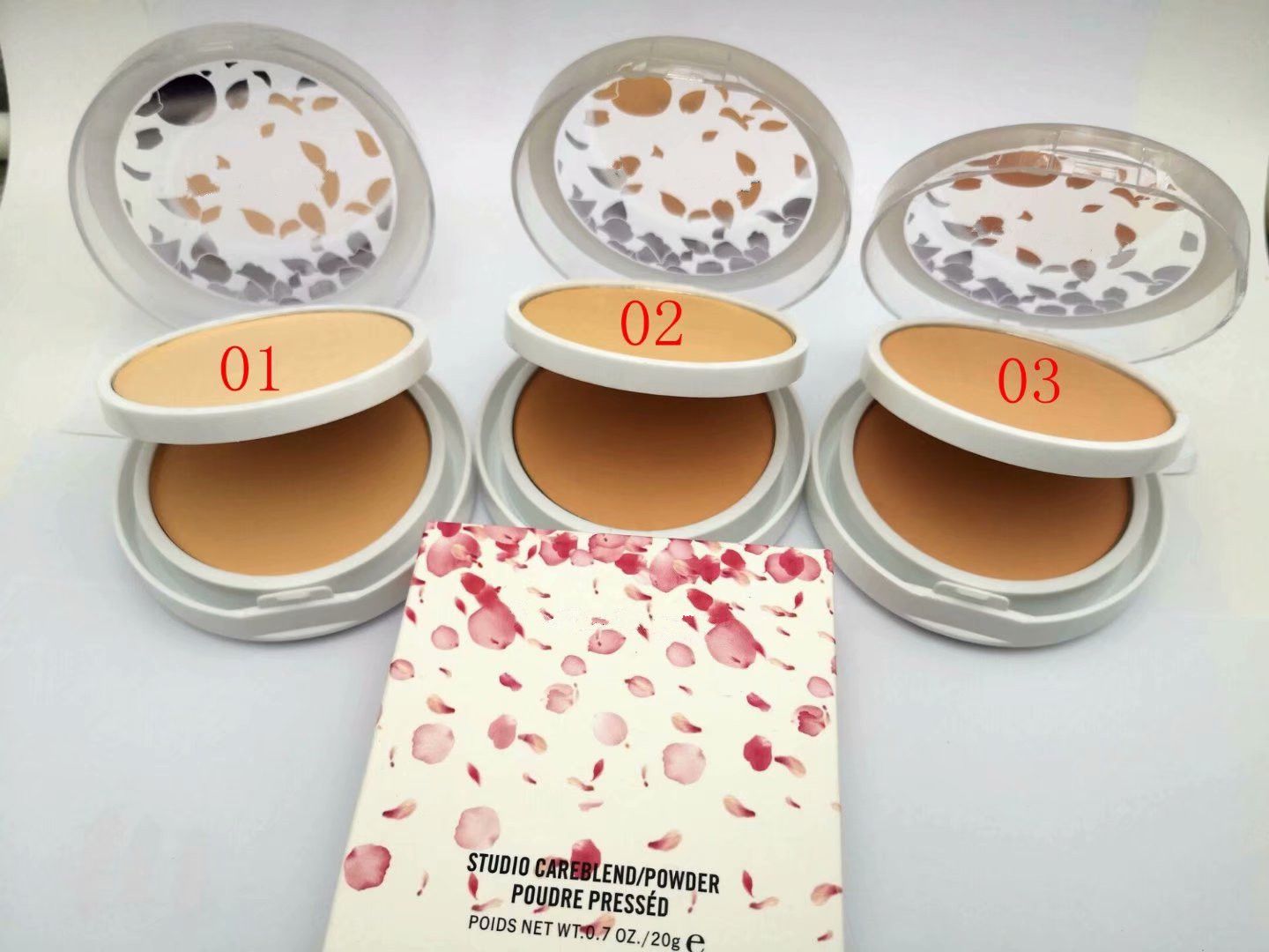 pressed powder puff
