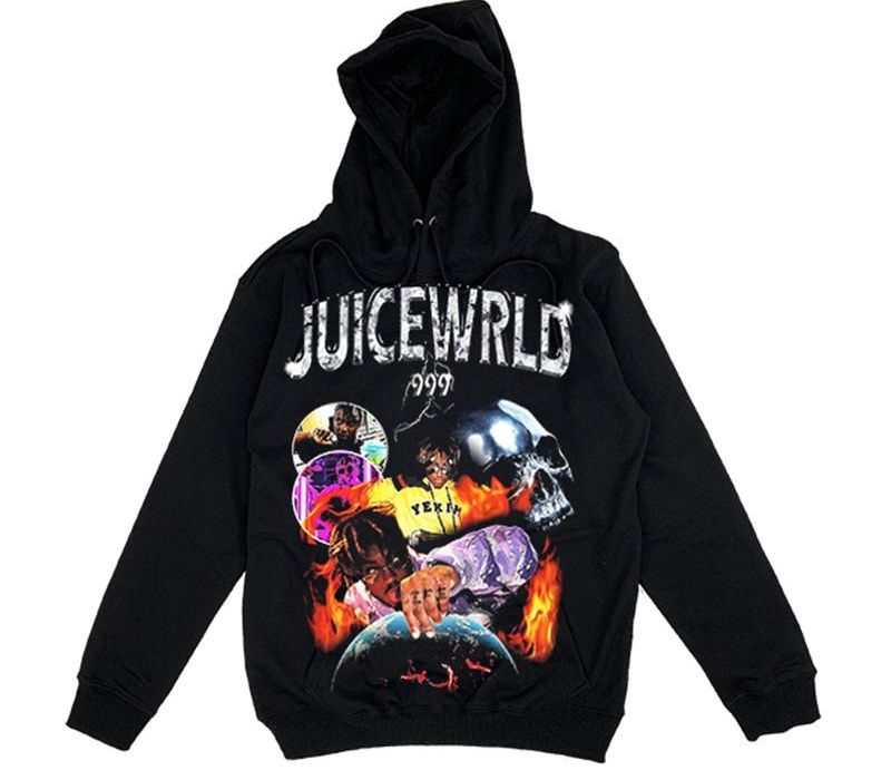 999 juice wrld moletom com capuz