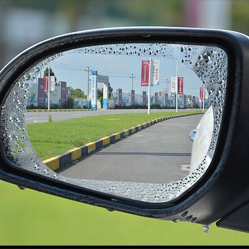 2pcs Car Rearview Mirror Waterproof Anti-Fog Rain-Proof Film Side Window Film