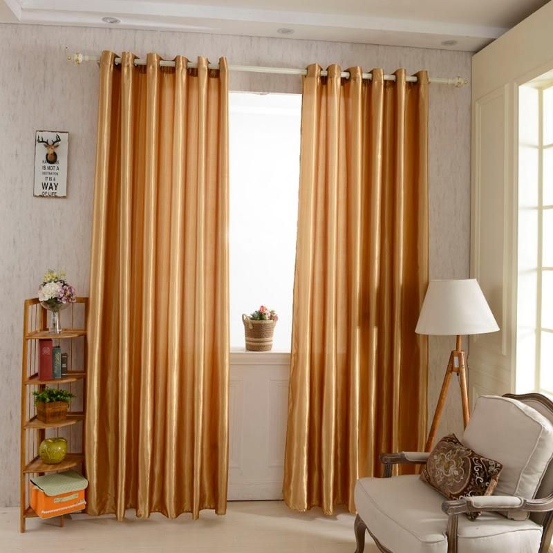 2020 Solid Color Satin Door Window Curtain Classic Colors And Simple Durable Design Room Balcony Half Shading Drape Curtains From Industrial 15 47 Dhgate Com