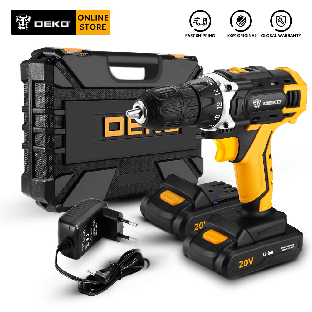 2020 Deko Sharker 20v Electric Cordless Drill With Led Light Lithium Battery Mini Power Driver For Woodworking Home Diy Screwdriver From Miniputao 60 55 Dhgate Com