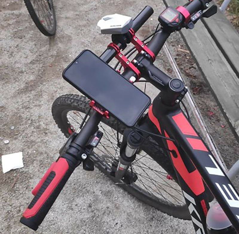 Ciclismo Manillar Bicicleta Linterna Tenedor de Barra de bicicleta Montaje Soporte Accesorios