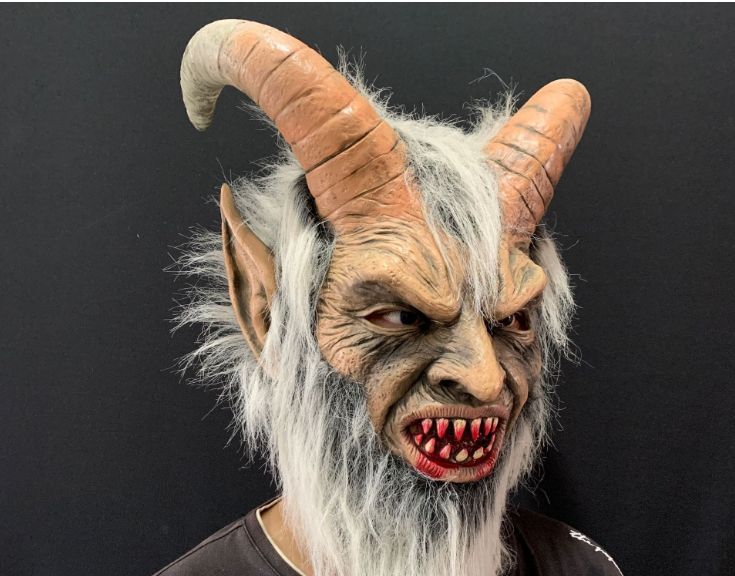 Satin Al Yetiskin Lateks Korku Insan Yuzu Lucifer Cosplay Korku