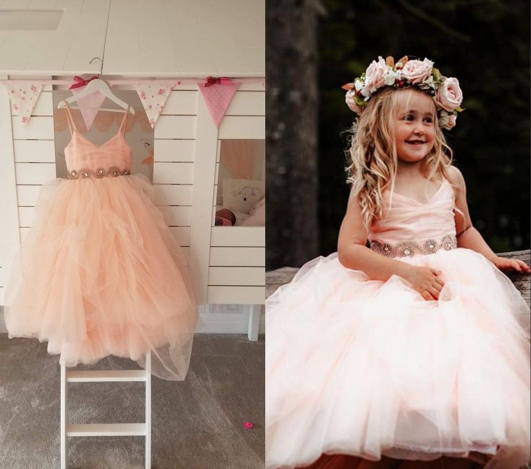 smocked flower girl dress