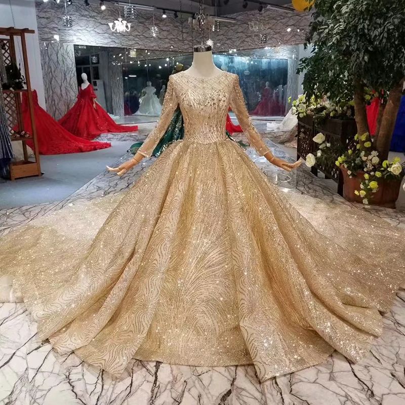 golden gown for party