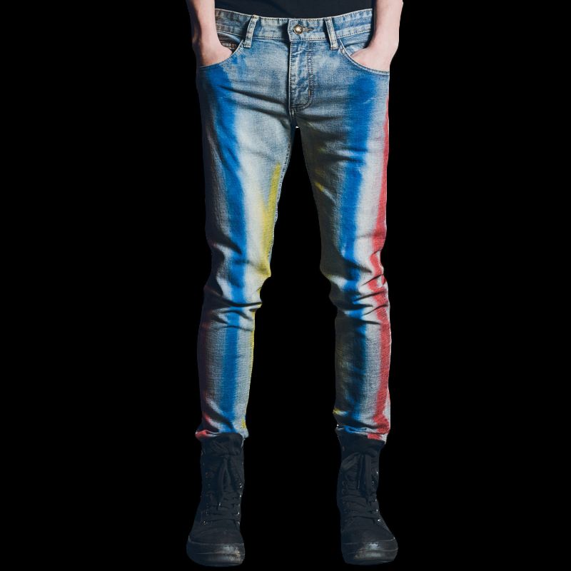 rainbow jeans mens