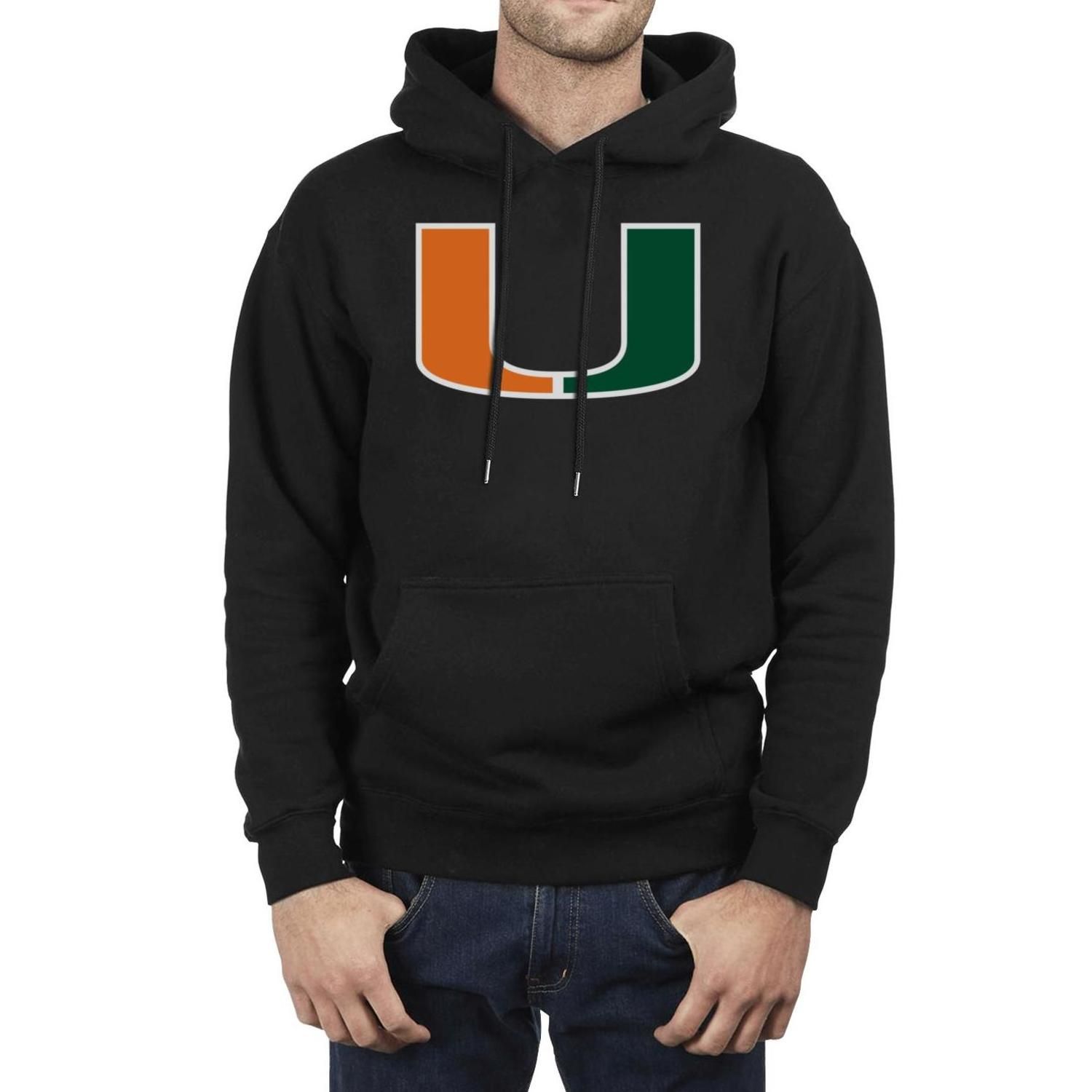 black miami hurricanes hoodie