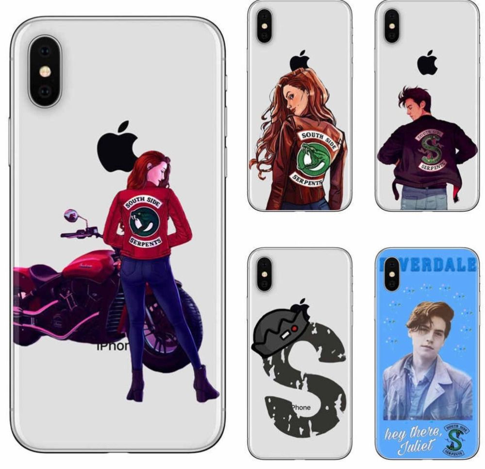 Compre Tv Riverdale Americano Pintado Phone Case Para Iphone X 8 7 6 6 S  Plus 5 5S Se Caso Tpu Macio Silicone Transparente Casos Capa Capa Barato |  Entrega Rápida E Qualidade | Pt.Dhgate