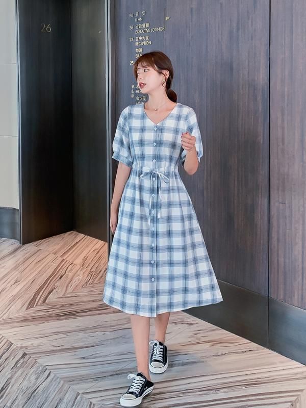 casual cotton dress for summer