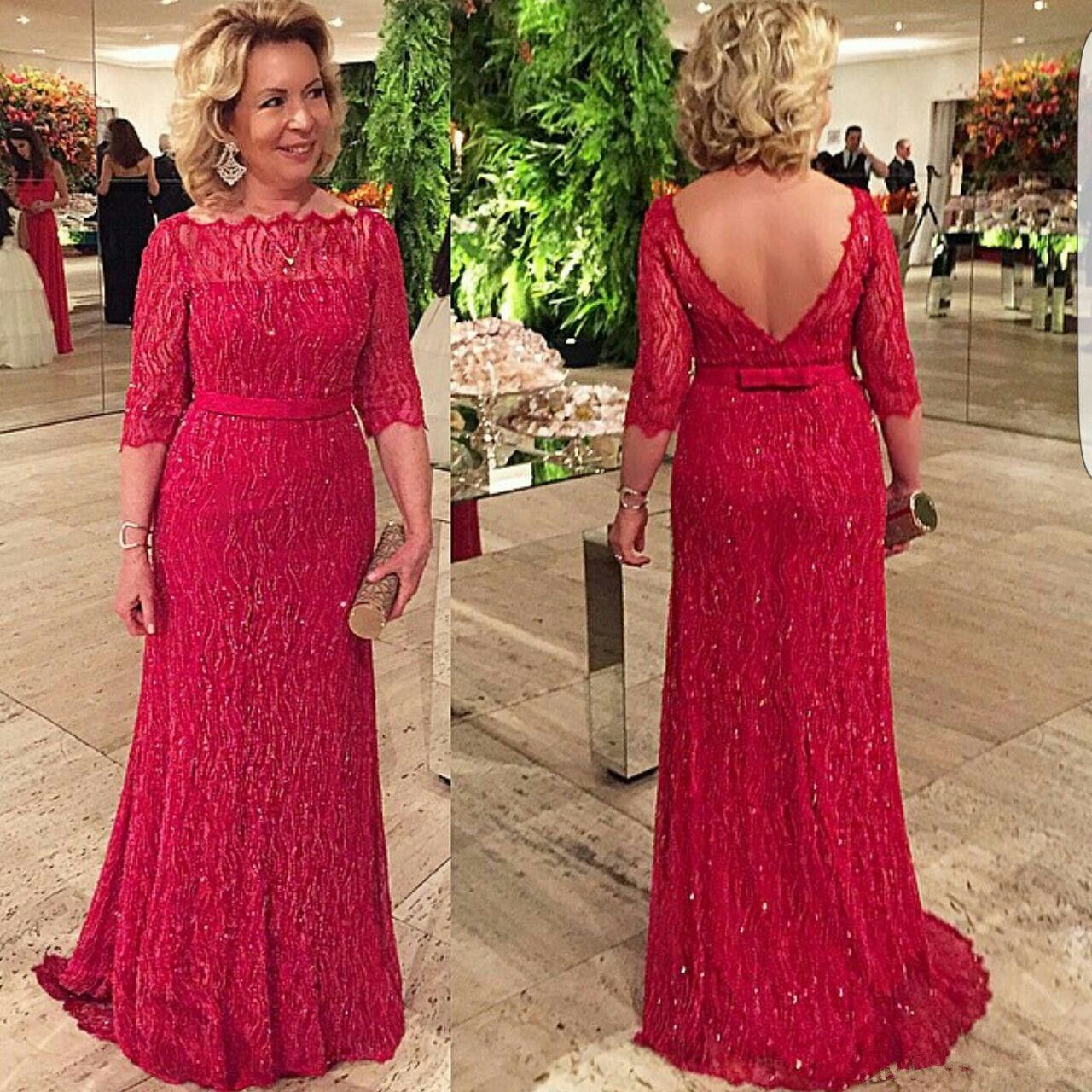 Backless mother of sales the bride dresses