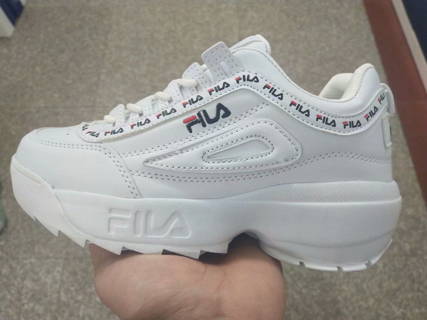 big white trainers