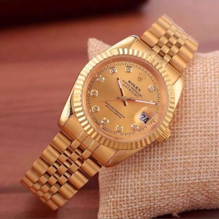 2019 Haute Qualité Chaude Qualité Rolex Marque 40mm Hommes Femmes Montre De  Diamant Montres Auto Date Master Steel Band Hommes Femmes montres montres  02 2022 À partir de xiaoqibaby1121, 7,49 € | DHgate Mobile
