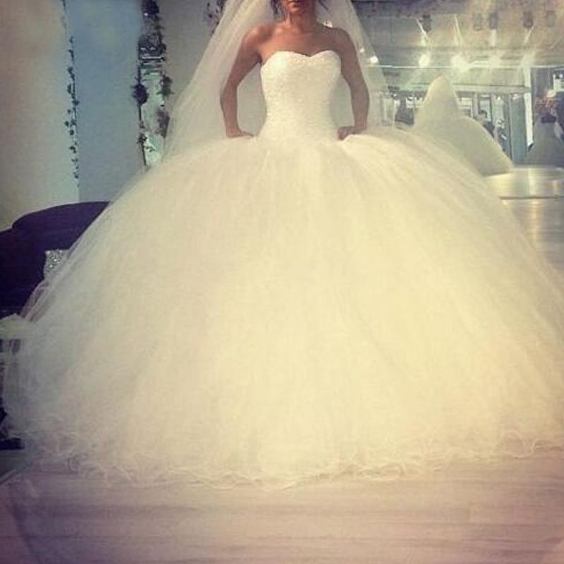 fit and flare ball gown