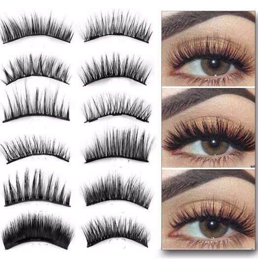 different false eyelashes