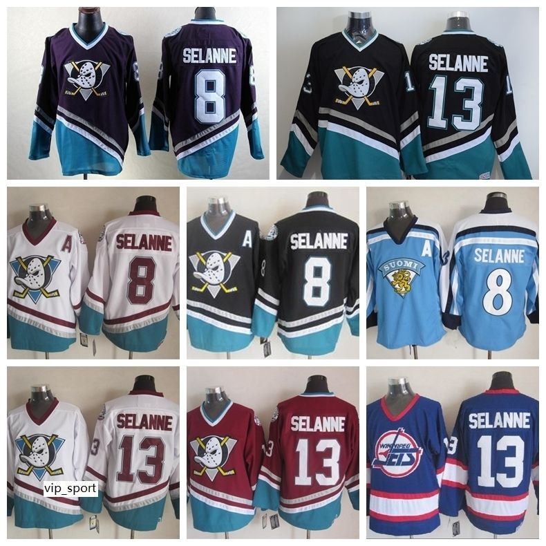ducks selanne jersey