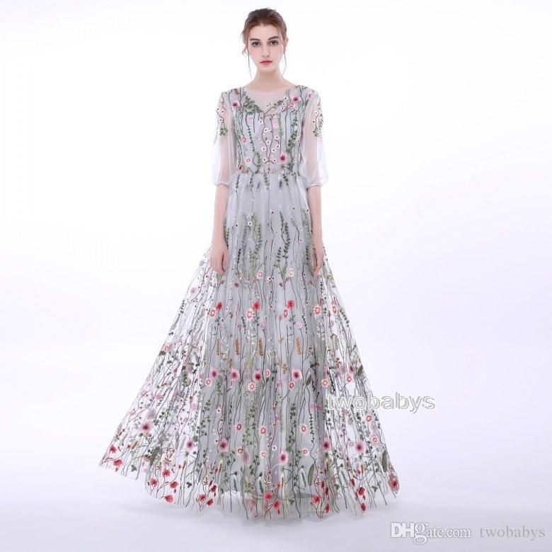 floral dress semi formal