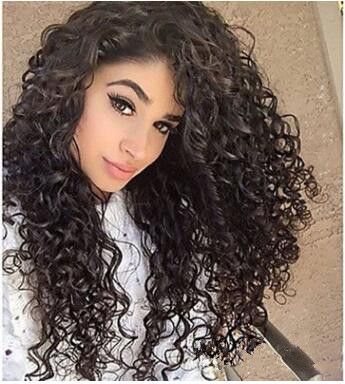 XIUZHIMEI High quality African small curly black black long hair wave head small volume European and XIUZHIMEI High quality African small curly black black long hair wave head small volume European and