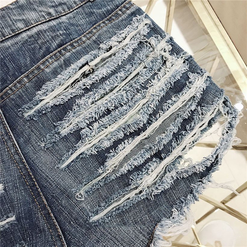Acquistare Pantaloncini Scollati Da Donna Jeans Strappati Super Mini 30  Vita Alta Sexy Estate Outwear Night Club Shorts In Jeans Con Retro Foro  Posteriore Economico | Consegna Veloce E Qualità | DHgate Italy