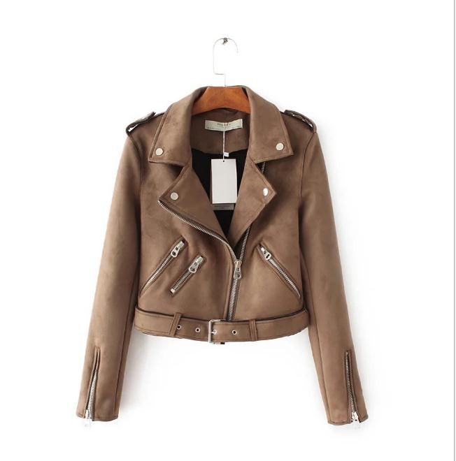 Chaqueta Para Dama Corta En Gamuza Chaqueta Para Dama Corta En Gamuza