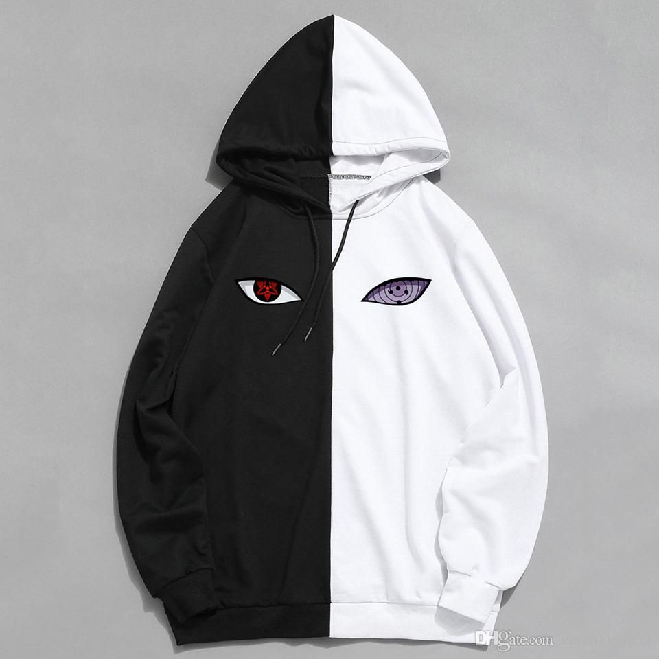Compra Moda Anime Naruto Marca De Impresión Sharingan El Color Doble  Sudaderas Con Capucha Sudadera Pulóver Harajuku Hip Hop Thin Clothing28  Barato | Entrega Rápida Y Calidad | Es.Dhgate