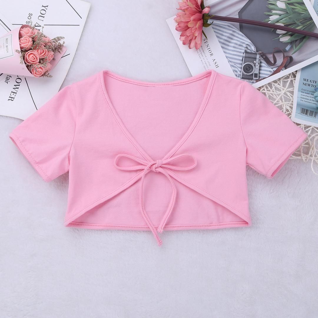 girls short sleeve cardigan