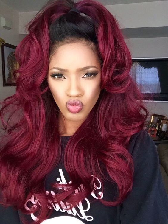 Ombre Burgundy Hair 3 Bundles With Closure 1b/99j Brazilian Body Wave With 4*4 Lace Closure Black To Red Wine Color Human Hair Weave Weft Ombre Burgundy Hair 3 Bundles With Closure 1b/99j Brazilian Body Wave With 4*4 Lace Closure Black To Red Wine Color Human Hair Weave Weft