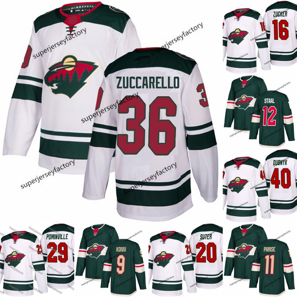 zuccarello wild jersey